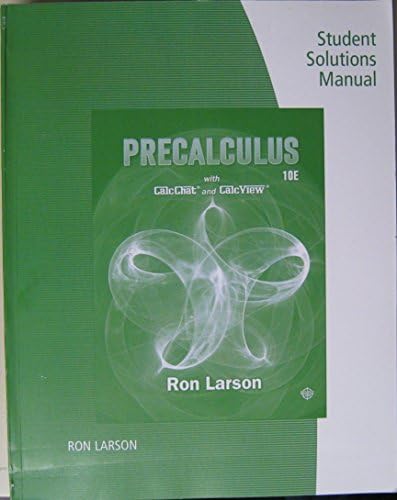 Precalculus: Larson, Ron: 9780357456996: Amazon.com: Books