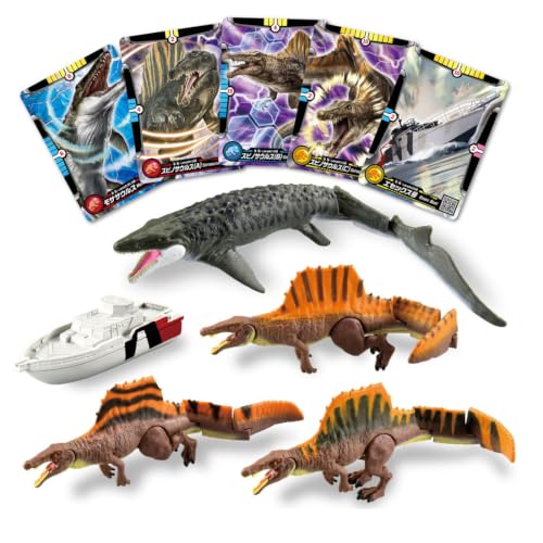 タカラトミー(TAKARA TOMY) アニア ジュラシック･ワールド 大海のボートチェイス DXセット 動物 恐竜 おもちゃ 3歳以上