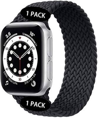 Amazon Com Watchbands Compatible For Apple Watch Se Series 6 Bands 40mm 44mm Woven Solo Loop Braided Strap Iwatch Compatible With 5 4 3 2 1 38mm 42mm