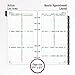 Day-Timer 2020 Weekly Planner Refill, 3-3/4