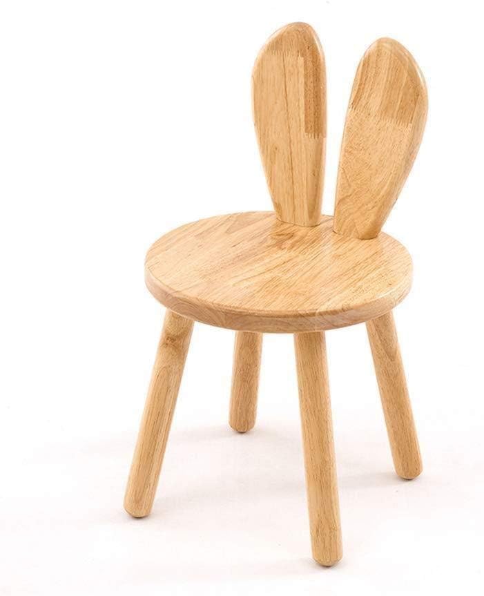 YJWOZ Small Bench Home Cartoon Small Bench, Creative Dining Chair Children's Study Chair, Back Bunny Ears Stool Sofa stool
