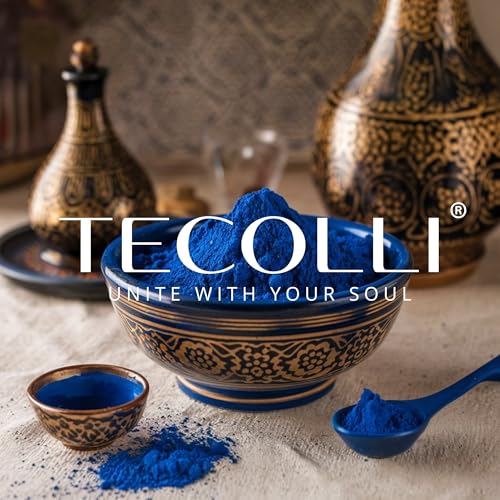 Original Moroccan Blue Nila Powder 100g – Pure & Natural Face Mask for Skin Brightening, Purifying, and Whitening