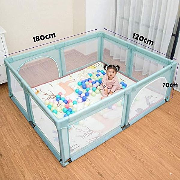 Sbdlxy Grand Parc Pour Tout Petits Parc De Jeu Portable Aire De Jeu De Securite Pour