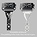 Huishang for Apple Watch Accessories, Women Jewelry Bangle Metal Stainless Steel Adjustable Bracelet with Rhinestone 38MM 40MM Editions Wristband for Apple Watch (Metal Silver 38mm/40mm)