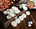 AMAGIC 36 Pack Flameless Battery Operated Tea Lights, Electric Fake Tealight with Warm White Flickering Bulk, LED Candle for Holiday & Home Decoration,Dia 1.4
