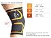 knee compression sleeve by Manuvo, support for running basketball powerlifting sports, helps with arthritis relieves joint pain, Single wrap, Medium