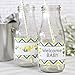 Yellow and Gray Elephant Baby Shower Water Bottle Labels - 24 Stickers