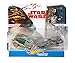 Hot Wheels Star Wars Jabba The Hutt vs. Han Solo in Carbonite Vehicles