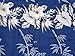 Alvish Hawaiian Shirt 35 Mens Bamboo Tree Print Beach Aloha Party Holiday Blue 3XL