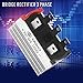 Bridge Rectifier,2pcs Bridge Rectifier 3 Phase Diode 50 Amp 1200V Aluminum Bridge Rectifier Diode