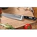 Chef Knife 8 inch Best Quality German Stainless Steel Forged Kitchen Knife made of German 8Cr15Mov Hand Polished Handle with Finger Guard-Dishwasher Safe