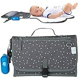 Koukla Portable Diaper Changing Pad, Travel Diaper Change Pad, Diaper Clutch, Dispenser and Disposable Bags