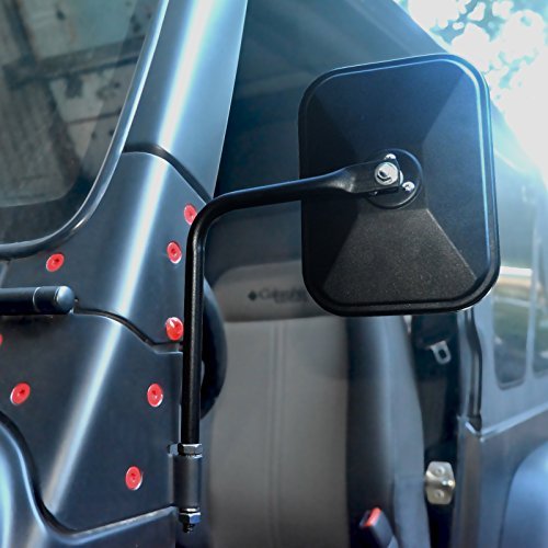 [2 Pcs] Jeep Wrangler Rearview Mirrors, for Jeep JK CJ YJ TJ JL 1945