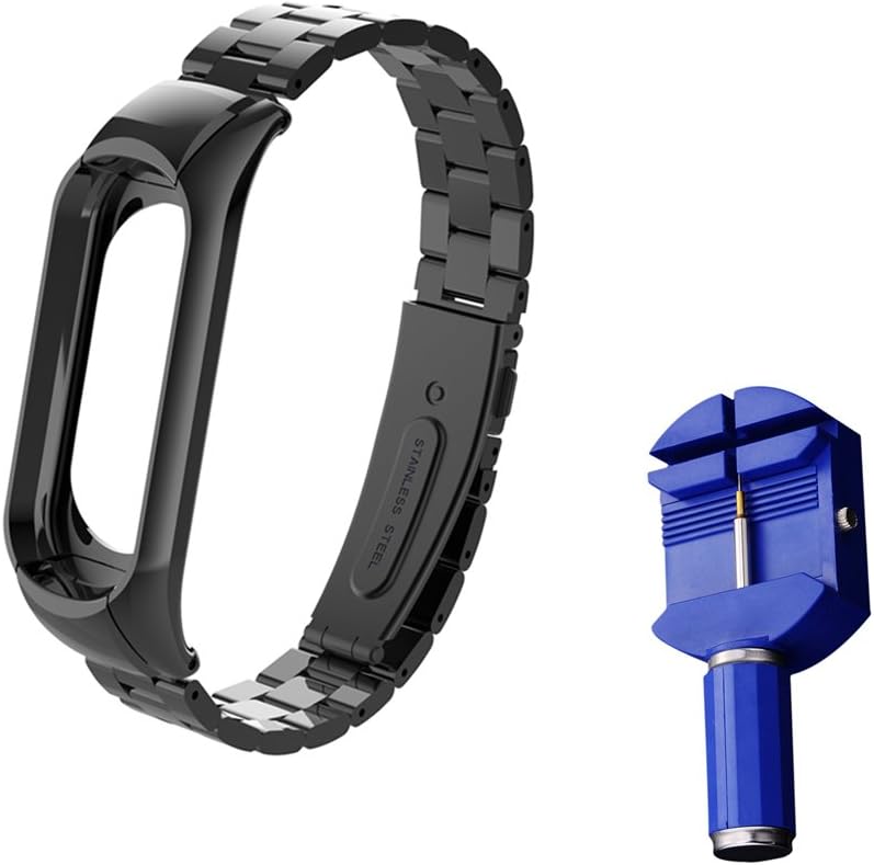 WANFEI Mi Band 3 Strap Replacement, Durable Strap Wristband WatchBand Accessories, Xiaomi band 3 Correa