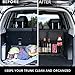 Car Backseat Organizer Storage - Auto Trunk Organizer Back Seat Storage Car Organizer Truck Mesh Pockets 42 x 22-inch