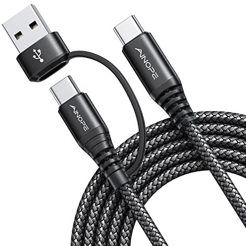 AINOPE USB C to USB C Cable 6ft Fast Charging Black