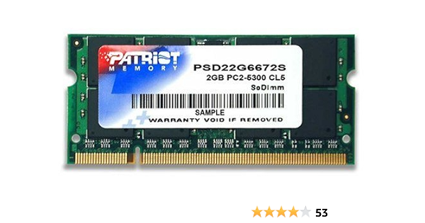 セール Patriot ノートpc用メモリddr2 667 Pc2 5300 正式対応dramチップ搭載 2gb 未使用品 偉大な Elskaveda Com