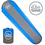Best Self Inflating Sleeping pad Lightweight Camping Foam pad- Best for Camping Backpacking & Hiking. R Value of 4.9 - Inflatable Camping Mattress