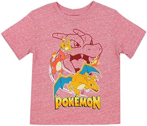 Pokemon Little Boys' Charmander Evolution Tee (5/6)