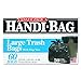 Handi-Bag Handi-Bag Super Value Pack, 30 Gallon, 0.65 Milliliters, 30 x 33, Black, 60/Box (HAB6FT60)