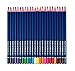 Pluqis Premium Art Quality Colored Pencils, Set of 24 Colors, Pre-Sharpened, Artist Grade Pigments for College Students, School Supplies and Adult Coloring Books