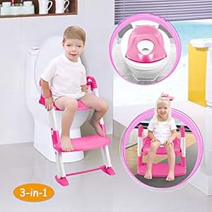 Amazon.com : GPCT Portable 3-in-1 Kids Toddlers Potty ...