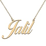 HUAN XUN Customized Custom Simple Any Name Necklace