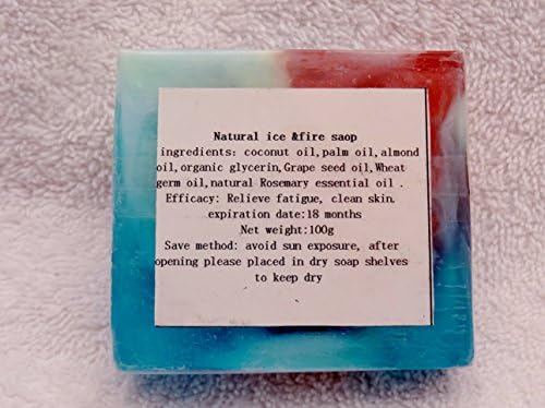 Handmade Natural Ice &amp; Fire Soap. Face or All Over Body Soap. FEEL THE DIFFERENCE