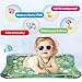 GINMIC Tummy Time Baby Water Play Mat, Inflatable Water Play Mat Fun Activity Play Center for Infants Boy & Girl - Baby Newborn Playmat Toys for 3 6 9 12 Months, Kids' Indoor Climbers & Play Toys