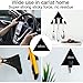Sticky Gel Pads, HOSYO Premium Cell Pads Anti-Slip Fixate Gel Pads, can Stick to Anything with Smooth Surface, Reusable, Washable, Durable(5 Round + 5 Triangle)