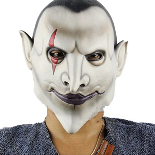 ADIASEN 1pc hell latex Halloween mask horror cosplay cos clown for adult big boy children