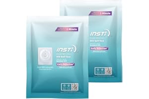INSTI HIV Self Test – TWIN PACK – HIV Test Kit At Home, Rapid HIV Test Kit At Home with 1-Minute Results, Easy and Discreet A