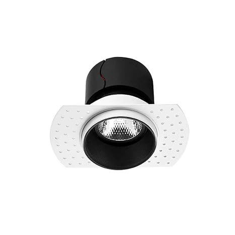 Downlight sin borde Proyector LED Fondo de la sala Pared empotrada ...