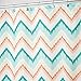 iDesign Ikat Chevron Fabric Bathroom Shower Curtain - 72