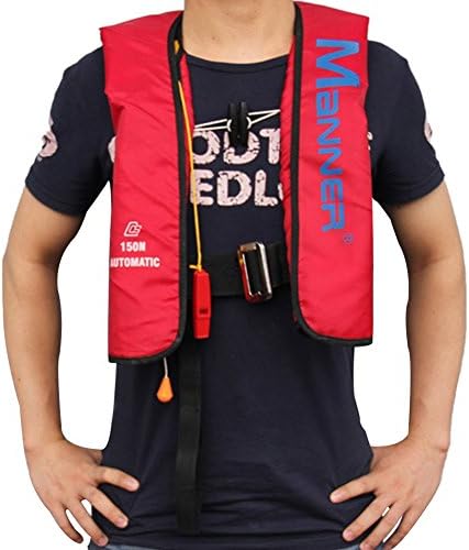 niceyear Inflatable Life Jacket Pullover Life Jacket Manual And Automatic Inflatable Life Jacket For Adults Water Sports Life Saving
