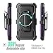 LG Stylo 3 Case, LG Stylus 3 Case, LG Stylo 3 Plus 2017 Case, Venoro Heavy Duty Shockproof Protection Case Cover with Swivel Belt Clip and Kickstand for LG LS777 / MP450 / M430 (Light Purple)