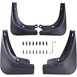 MNJ Motor Upgraded Mud Flaps Splash Guards for Tesla Model 3, Fender Flares with Retainer Clips and Screw Full Protection, No