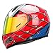 NENKI NK-856 Full Face Spiderman Motorcycle Helmet For Adult &Youth Street Bike,Fiberglass Helmet Shell,DOT Approved (RED BLUE, Large)