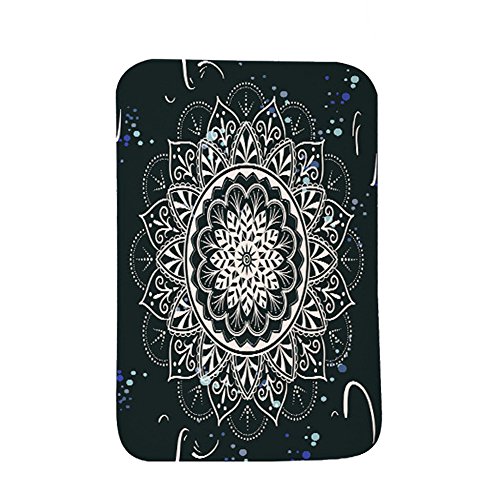 HNYG Flannel Soft Toilet Rug 3 Pieces Set, Non Slip Bathroom Rugs, U-Shaped Toilet Mat, Elongated Toilet Lid Cover A364