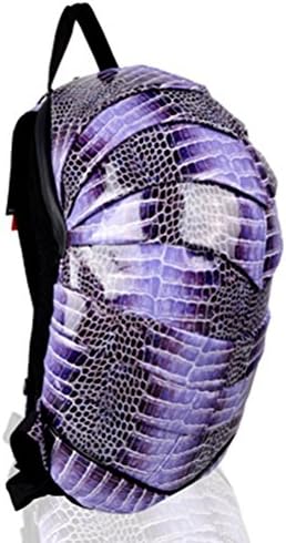 Itemship the Stylish Ancient Beetle Snakeskin Personalized Waterproof School and Travel Backpack (Purple)