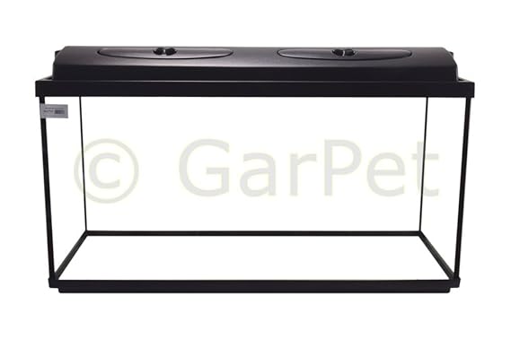 Aquarium Komplett Set rechteckig mit LED Abdeckung Filter Heizer Aquariumset