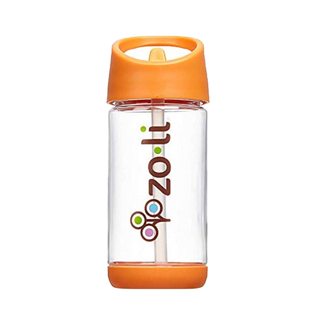 ZoLi Squeak Straw Water Bottle Sipper with Straw Spill Proof Water