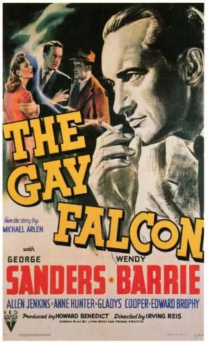 Amazon ゲイ ファルコン 映画ポスター 27 X 40 インチ 69cm X 102cm 1941 ジョージ サンダース ウェンディ バリー アレン ジェンキンズ ニーナ ヴェール グラディズ クーパー エドワード ブロフィー アートフレーム ポスター オンライン通販