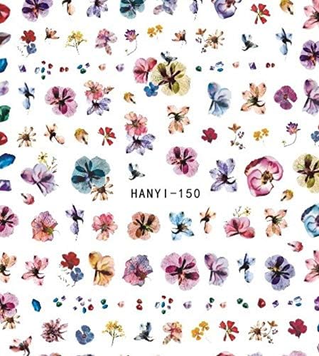 GYPO Fashion Colorful Flower Nail Art Stickers Water Transfer Nail Stickers Nail Accessories Nail Applique