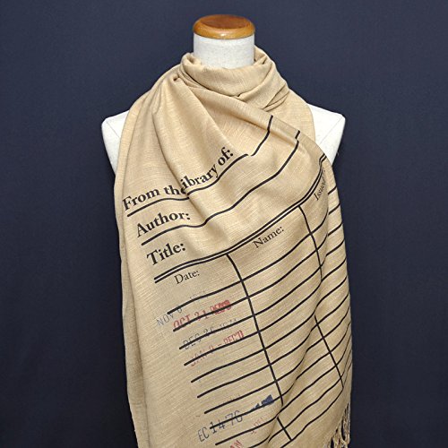 Book Scarf. Library scarf. Library scarf with day due stamps. Print scarf Book Scarf. Library scarf. Library scarf with day due stamps. Print scarf