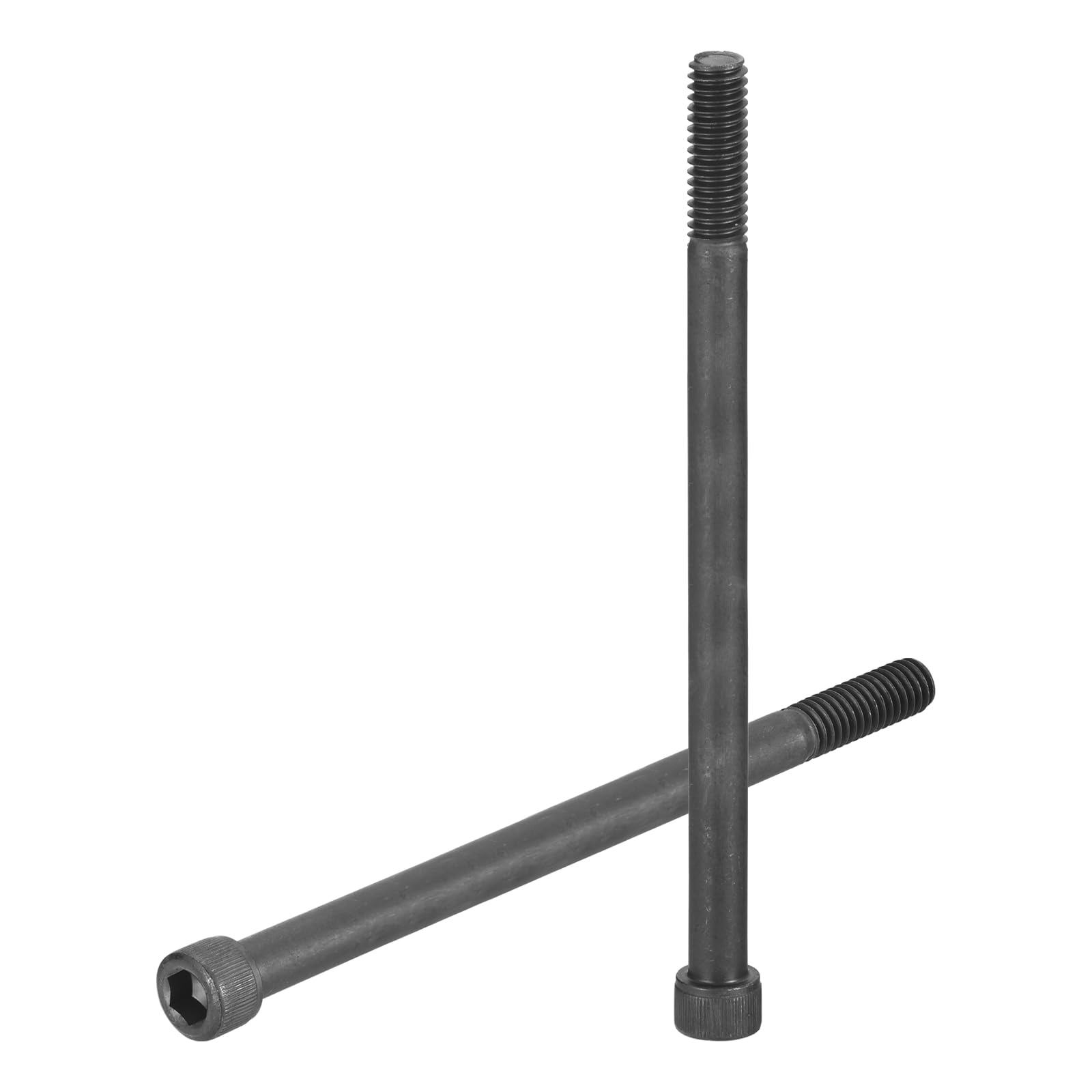 uxcell Hex Socket Bolts (5/16"-18x4"), 304 Stainless Steel Hex Socket Drive Screw, Black, 20 Pcs
