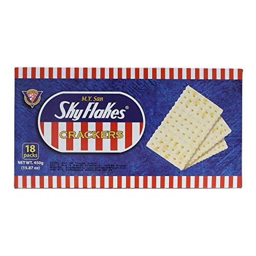 M.y San Skyflakes Saltine Crackers Pack of Two Boxes 15.87 Ox Per Box