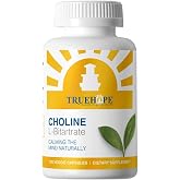 Truehope Choline L-Bitartrate 120ct - Brain Focus &amp; Liver Health Supplement | High-potency Choline L-Bitartrate engineered for mental clarity, balanced focus, healthy lipid metabolism, and liver support.
