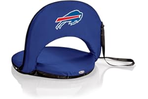 PICNIC TIME NFL Oniva Stadium Seat - Reclining Bleacher Seat with Back Support - Beach Seat