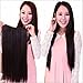 Eastlion New One Piece Sexy Women's High Quality Natural Fashion Straight/Curly/Gradient Curly Hair-Long Beautiful Synthetic Thick Hair Extensions 5clips Clip